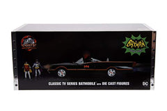 Jada Batmobile 1966 side view showing die-cast body and detail
