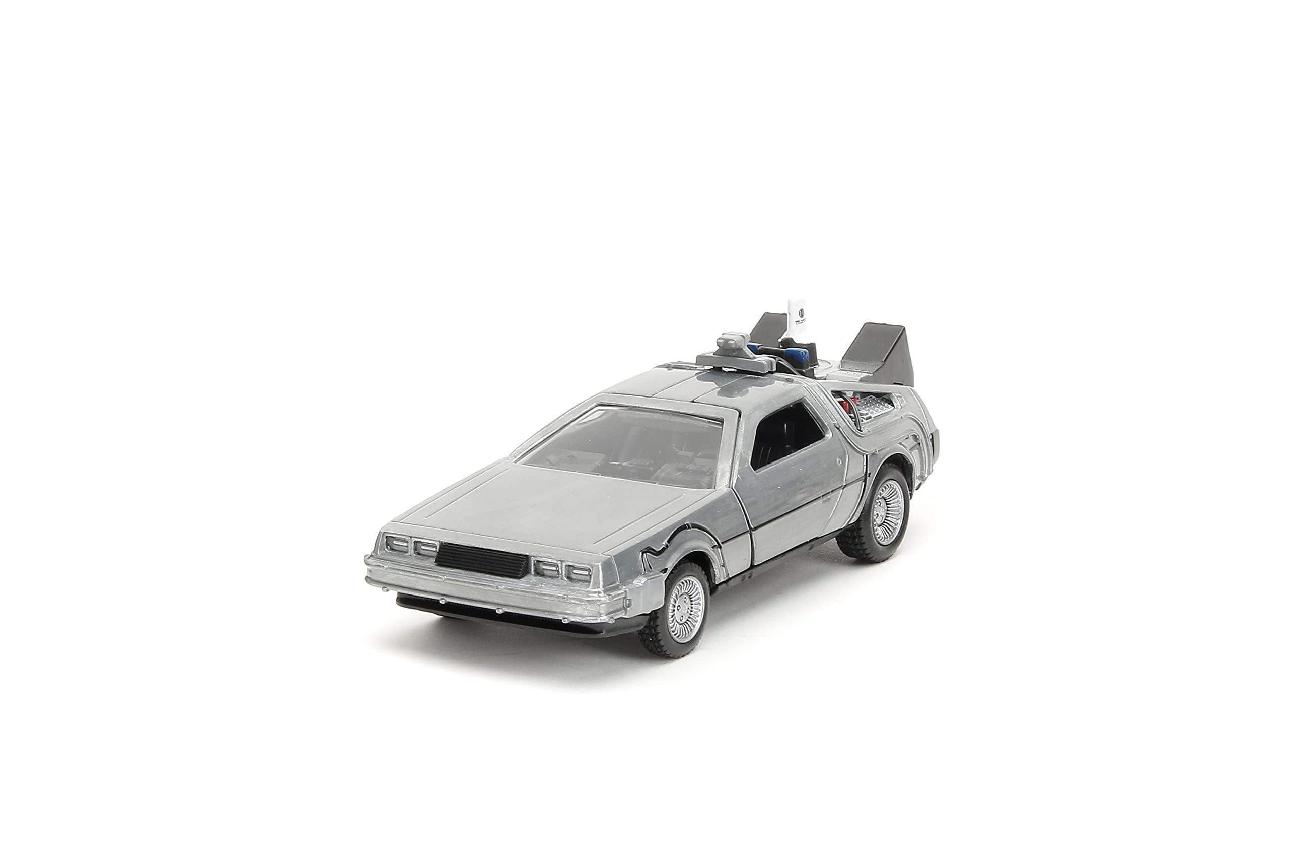 Jada Back to The Future die-cast collection displayed on shelf