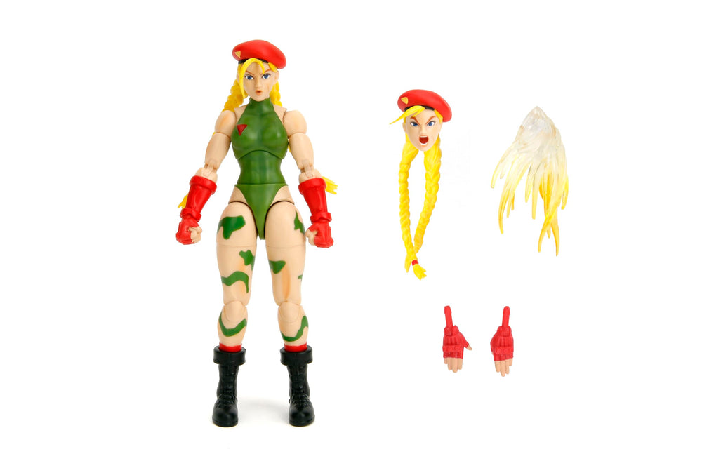 Jada Cammy figure's articulation enables expressive silhouettes.