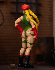 Jada Cammy figure with battle accessories enhances pose variety.