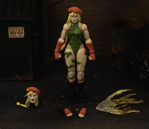 Jada Cammy figure interchangeable heads offer flexible posing and display options.