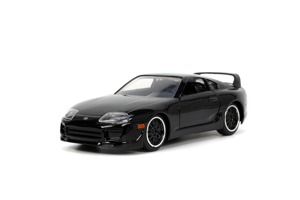 Jada Fast and Furious Supra die-cast with hood open, ideal for display.