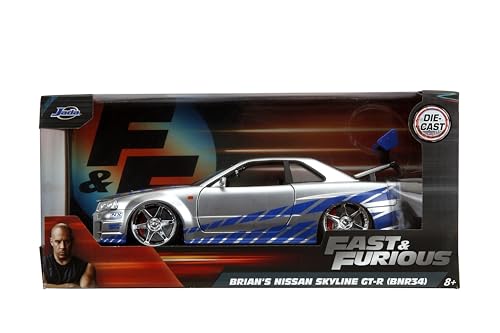 Jada Fast and Furious exterior detail highlights the movie-inspired styling on the Skyline R34.