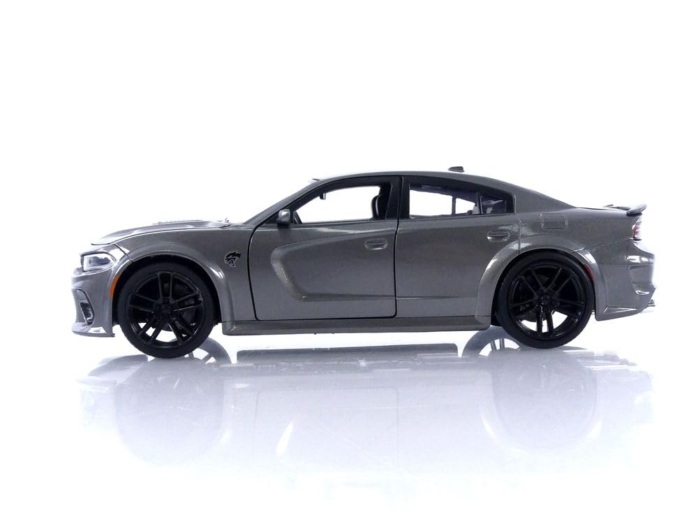 Jada 1:24 Charger doors open showcasing interior craftsmanship.