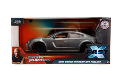 Jada 1:24 Charger with open hood highlighting engine detail.