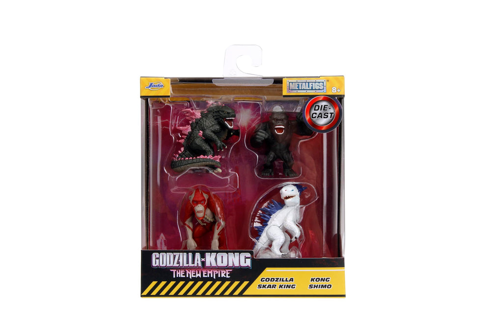 Jada Godzilla x Kong battle-pack display for shelves.