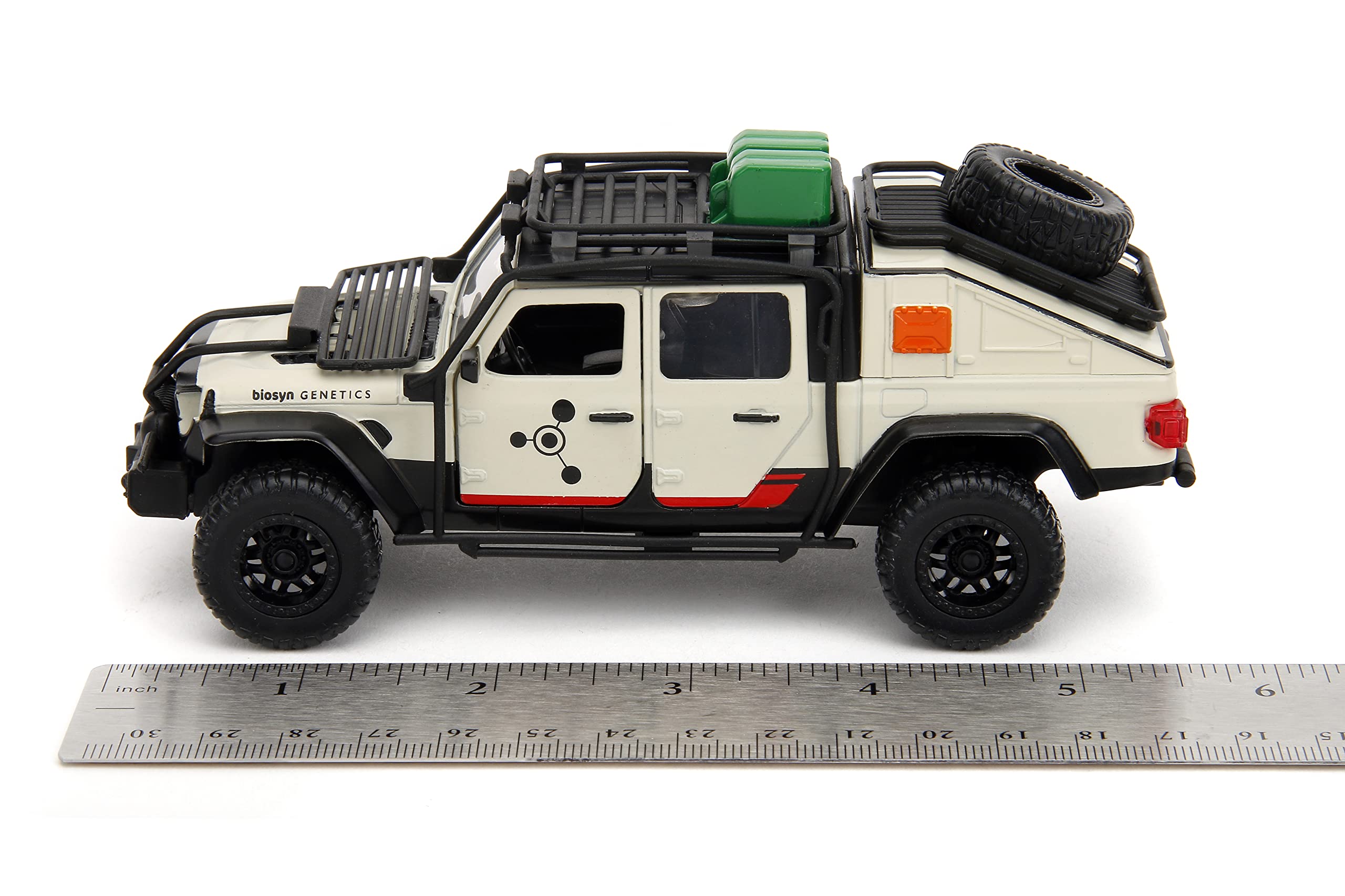 Jada Jeep Gladiator 1:32 display-ready figure for Jurassic World fans.