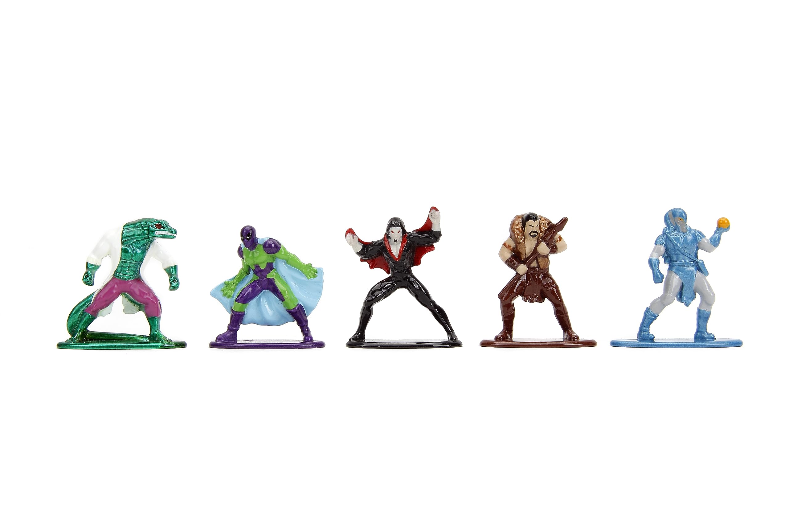 Jada Ghost-Spider Nano MetalFigs brighten display with authentic Marvel styling.