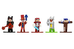Jada Minecraft Dungeons Nano MetalFig armored Adriene front detail.