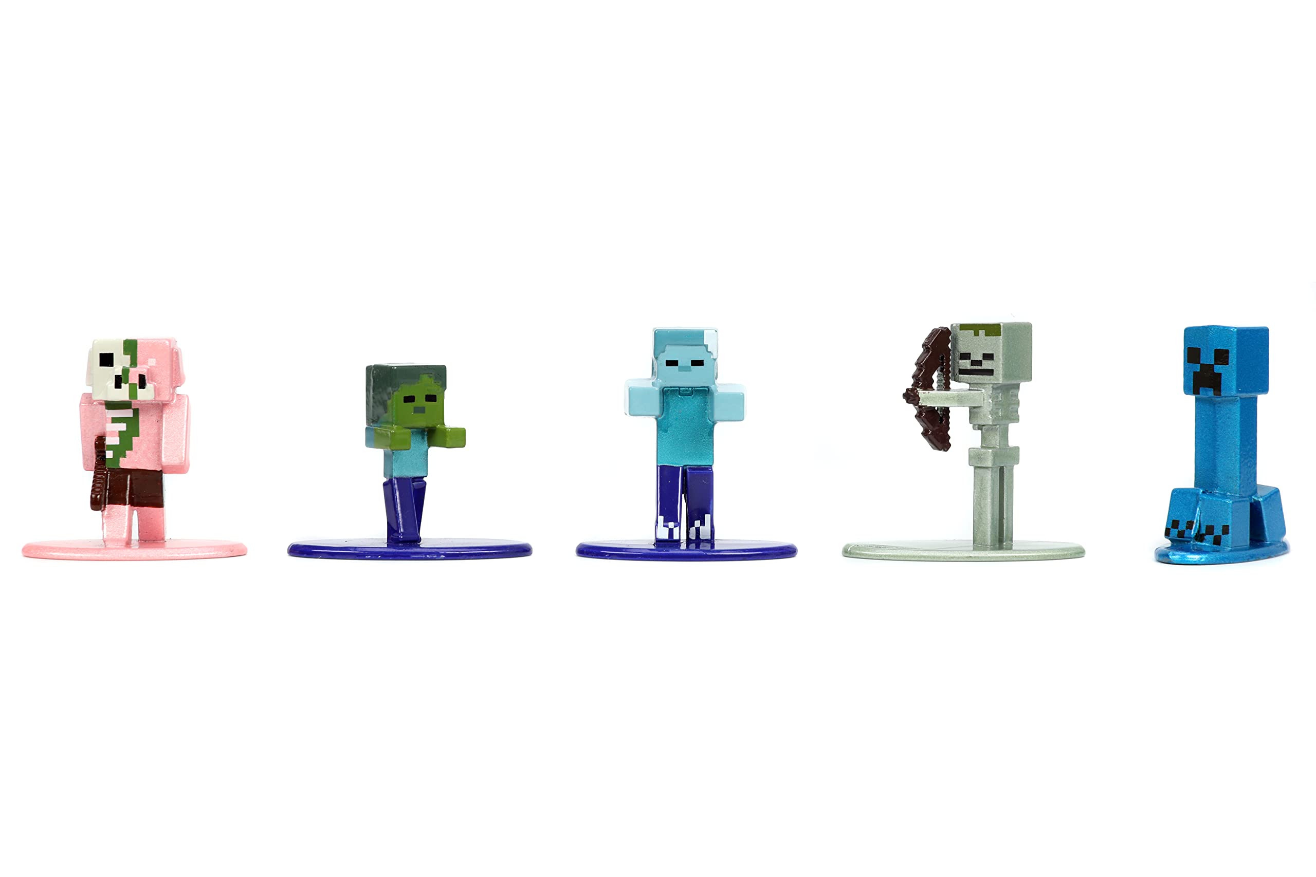 Jada Minecraft Dungeons Nano MetalFig iron golem sculpted form.