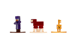 Jada Minecraft Dungeons Nano MetalFig wandering trader pose for play and collection.