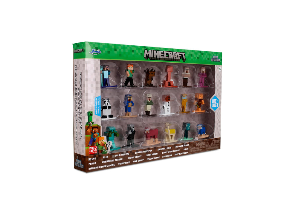 Jada Minecraft Nano Metalfigs 13 Snowy Nitwit figure for playful nostalgia.