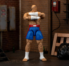 Jada Sagat Deluxe detailed sculpt highlighting muscular silhouette