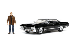Jada Supernatural 1967 Chevy Impala front view for display