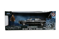 Jada Supernatural Impala opening hood detail with Dean figure