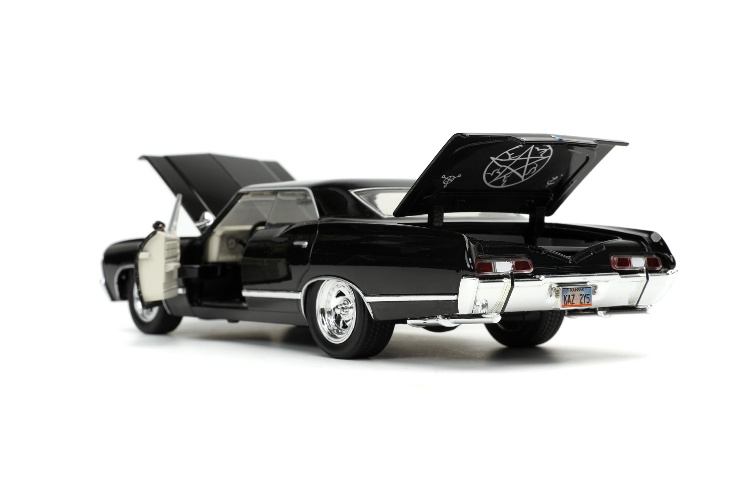 Jada Supernatural Impala premium paint detailing for display