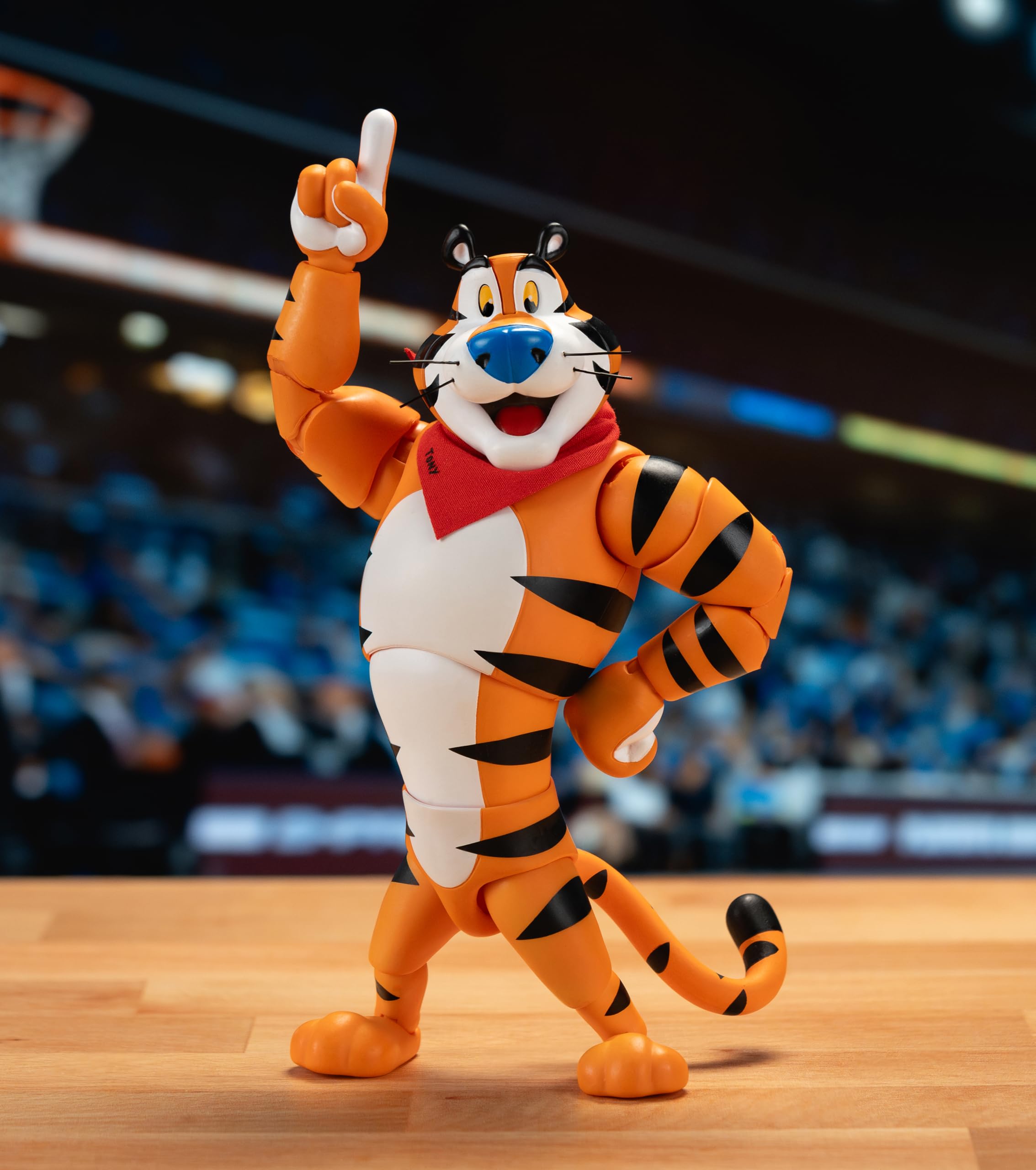 Jada Tony the Tiger suits collectors' displays with compatible 1:12 figures.