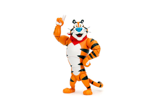 Jada Tony the Tiger figure in a dynamic pose for display and storytelling.