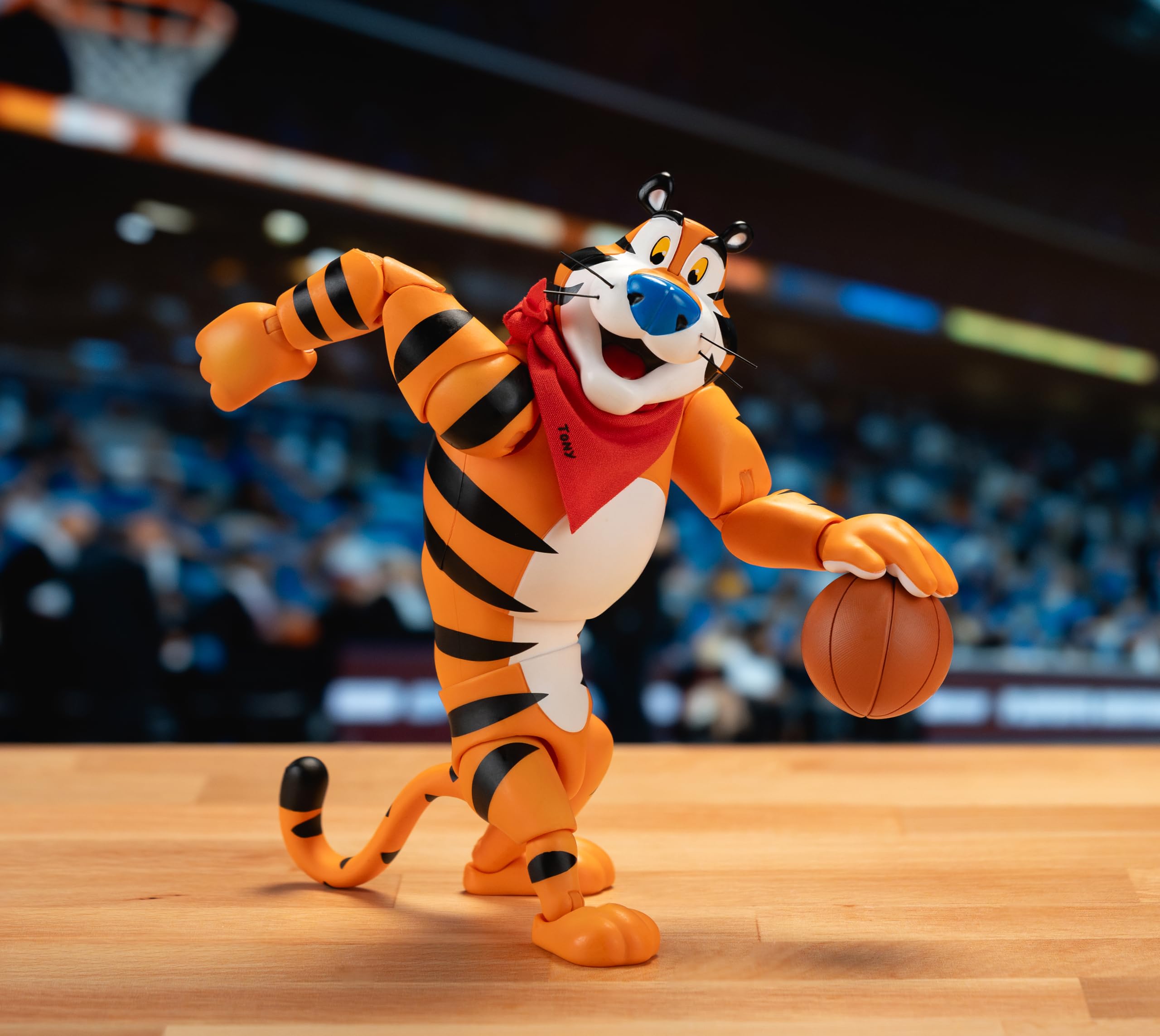 Jada Tony the Tiger face close-up reveals expressive character.