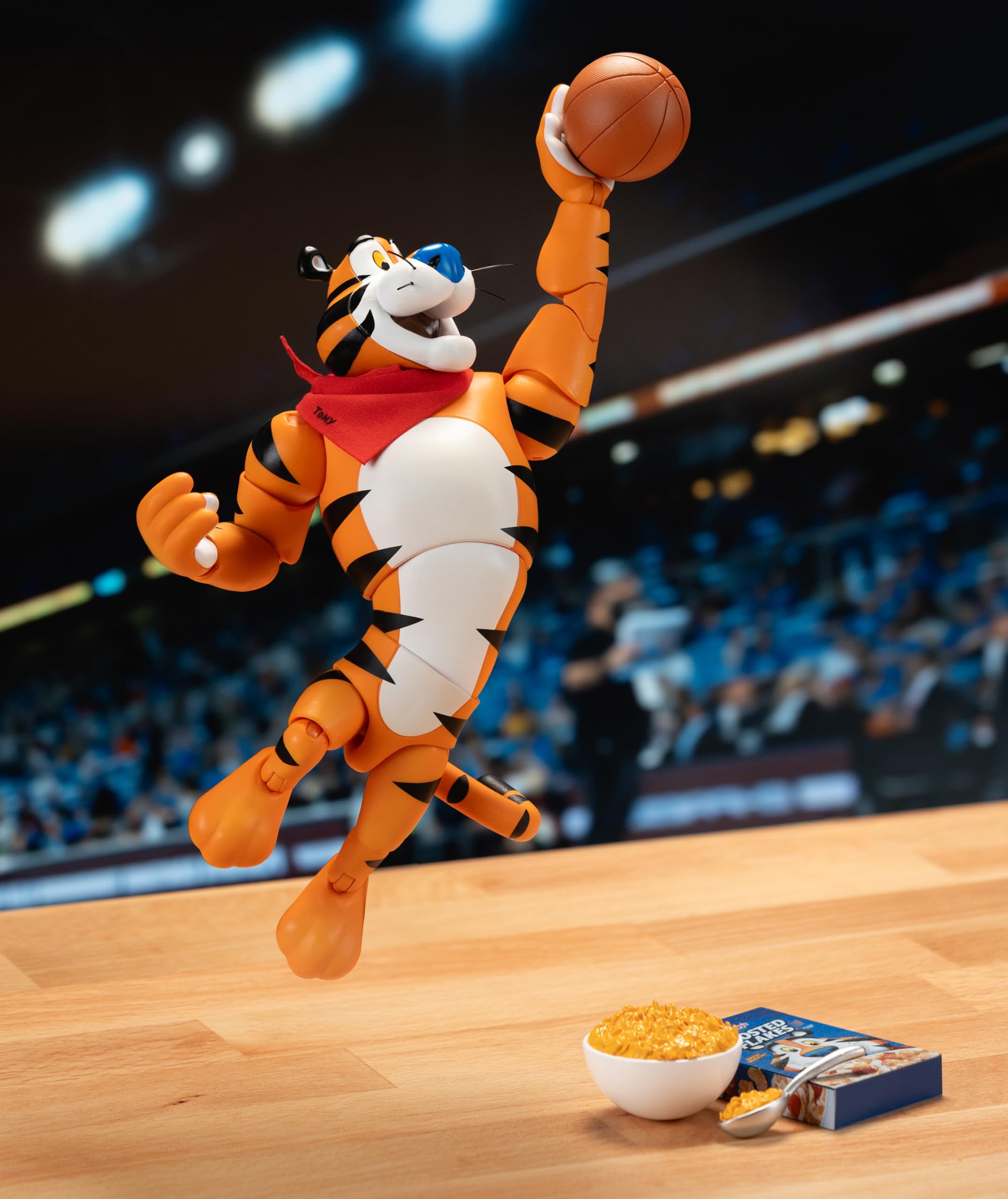 Nostalgic Frosted Flakes box art for collectors by Jada.