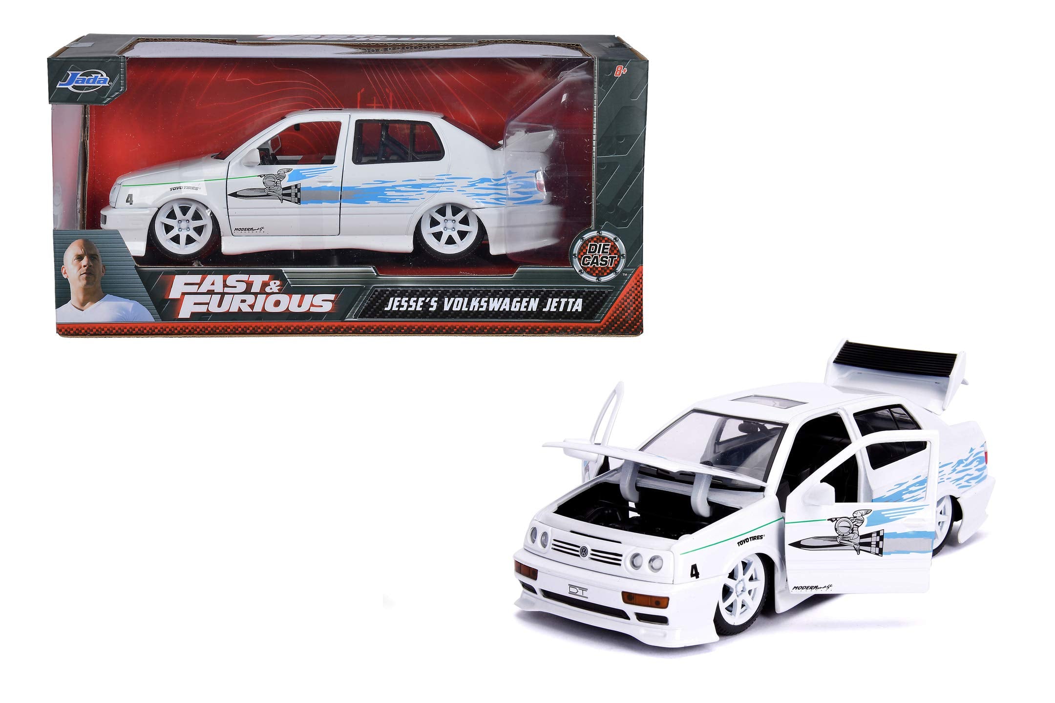 Jada Toys Jesse's Jetta wheels emphasize a motion-ready design.