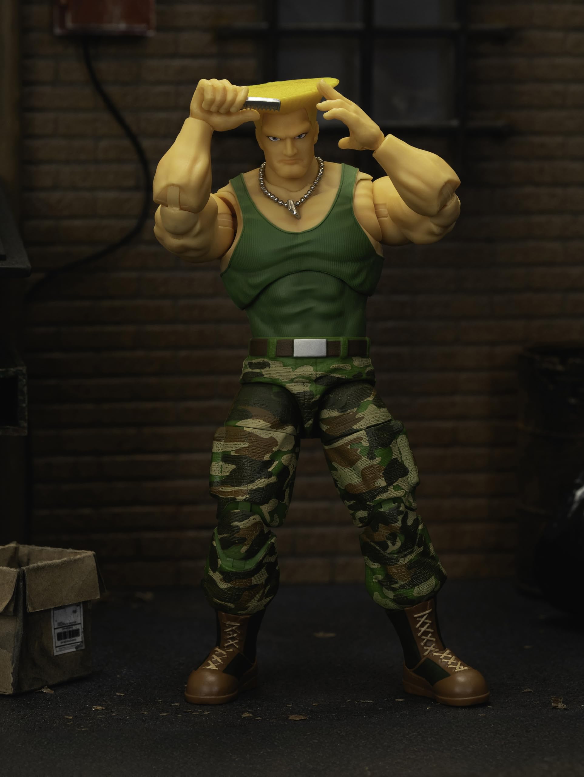 Jada Toys Guile 1:12 scale figure showing detailed articulation