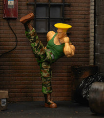 Jada Toys Guile life-like sculpt with faithful silhouette