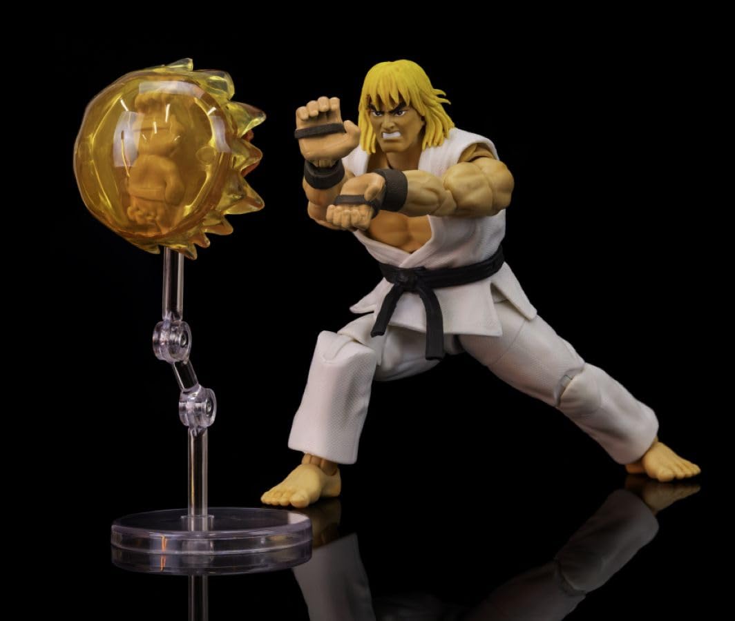 Jada Toys Ken Masters Player 2 20-point articulation for varied poses.