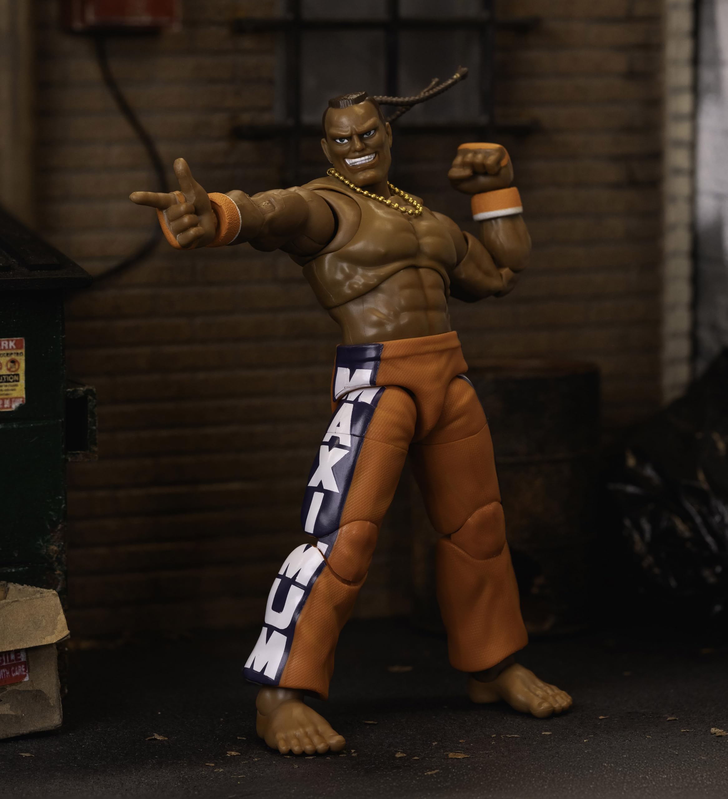 Premium arcade-style packaging enhances display value for collectors.