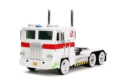 Jada Optimus Prime big rig engine detail highlights craftsmanship and scale appeal.