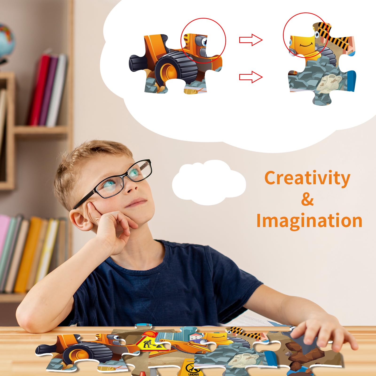 Jadeso durable cardboard pieces withstand repeated assembly for long-term use.
