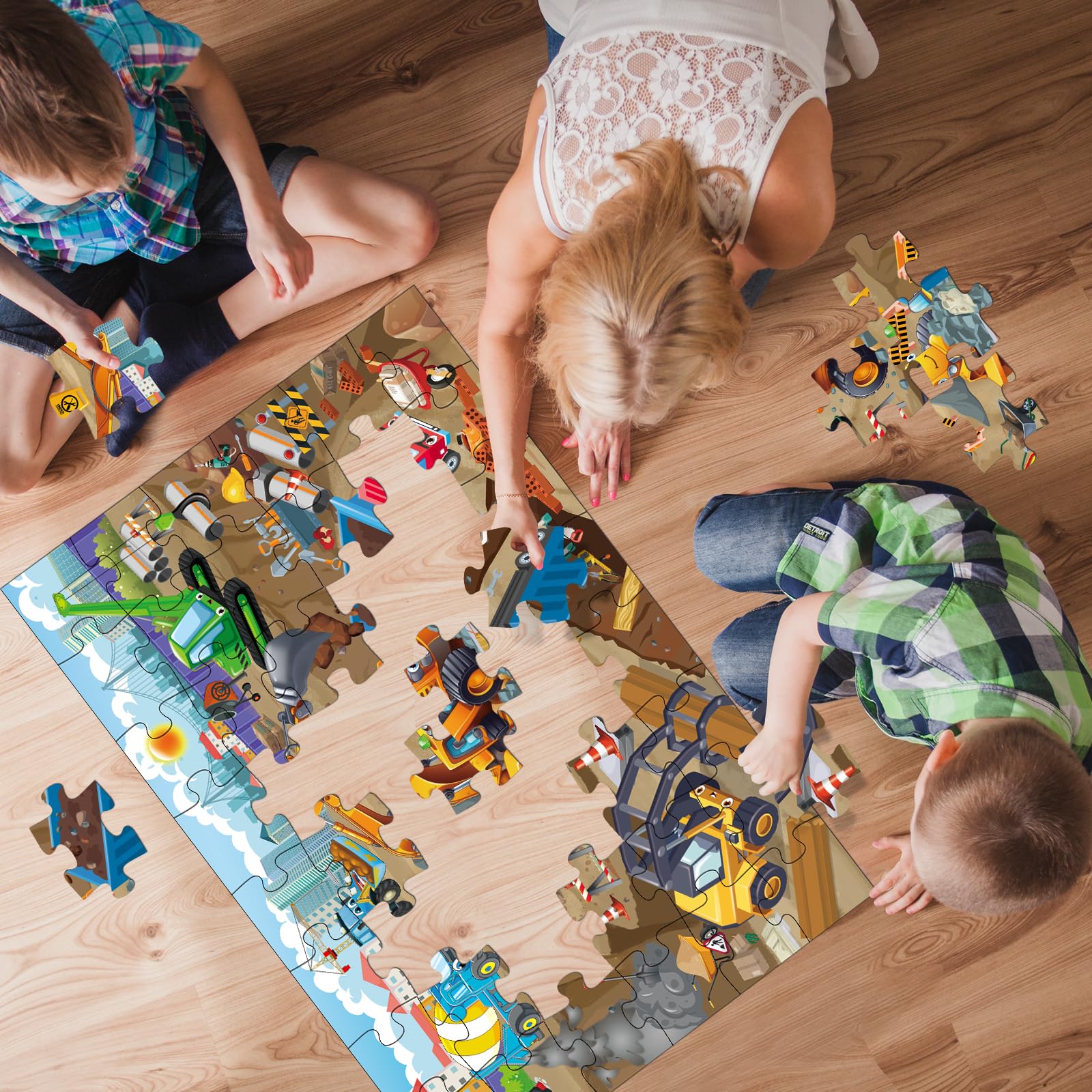 Jadeso non-toxic inks ensure safe, glossy artwork for little builders.