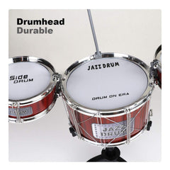 JAFATOY small drum set hardware highlights sturdy construction.