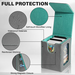 Jaffzora PU leather case provides durable protection with magnet closure.