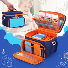 Jaffzora travel case uses tear-resistant material to endure busy travel days.