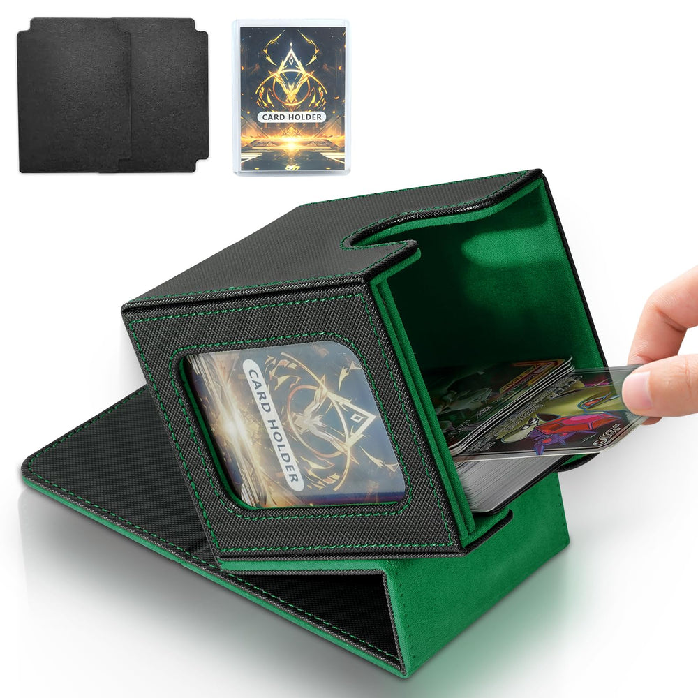 Jaffzora deck box commander-window previews deck at a glance for quick setup.