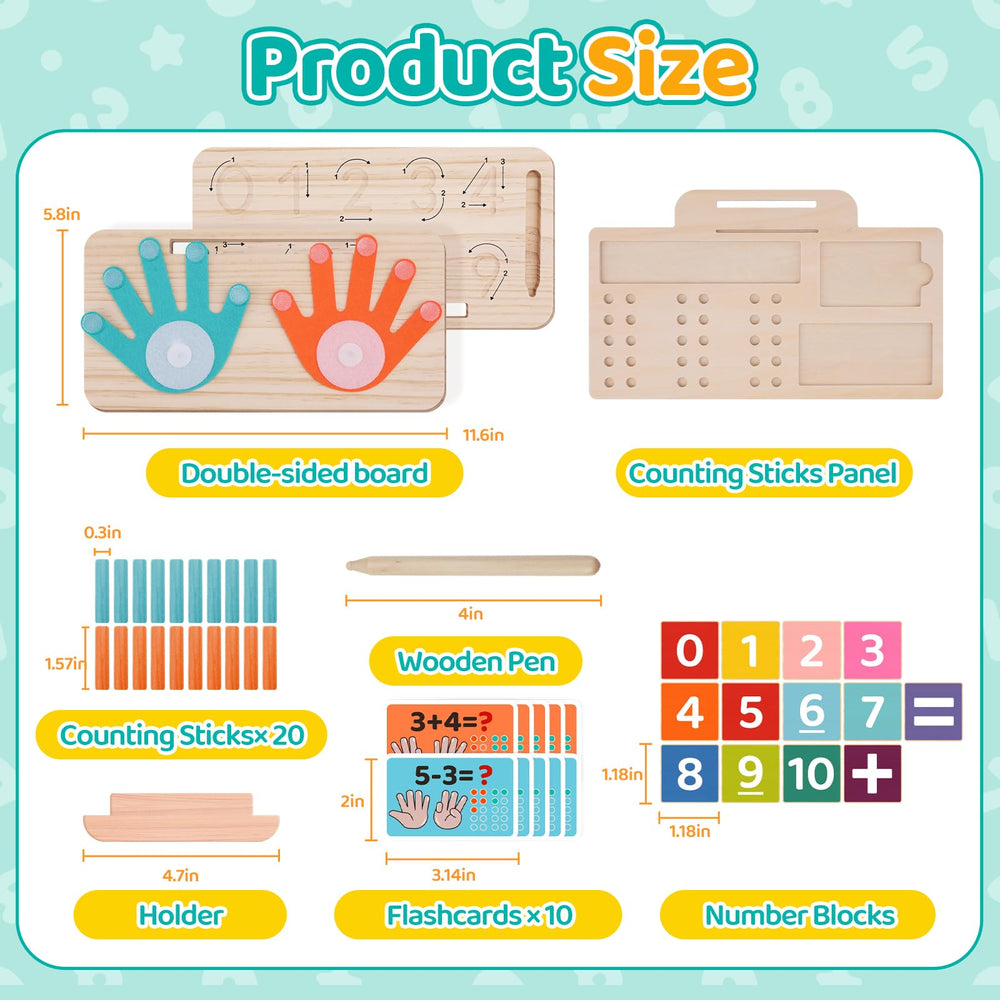 JAiiMen wooden toy helps keep pieces organized and safe between activities.