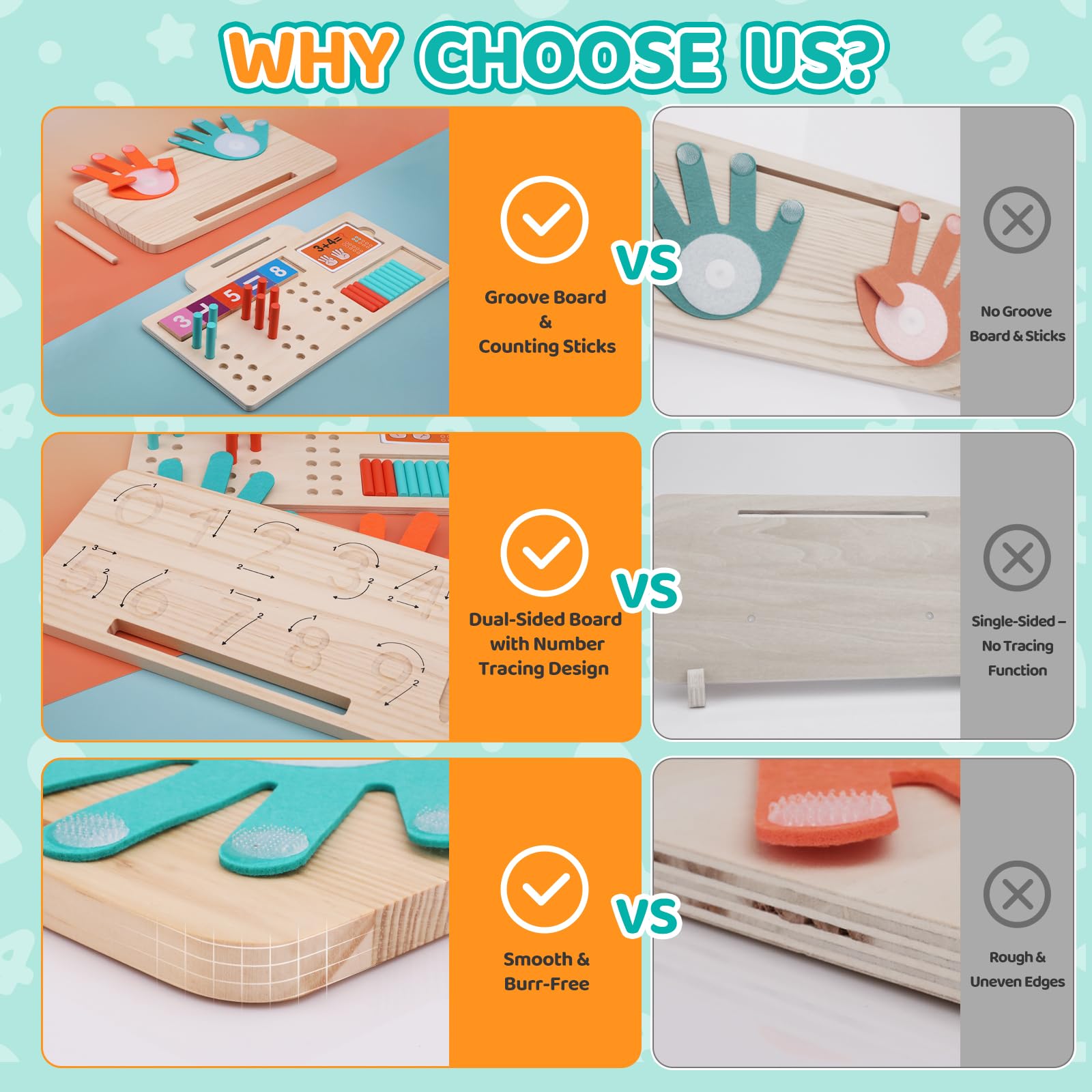 JAiiMen groove panel makes arranging sticks feel like solving mini puzzles.