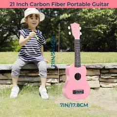 Jakeloo portable guitar; easy learning anywhere anytime.