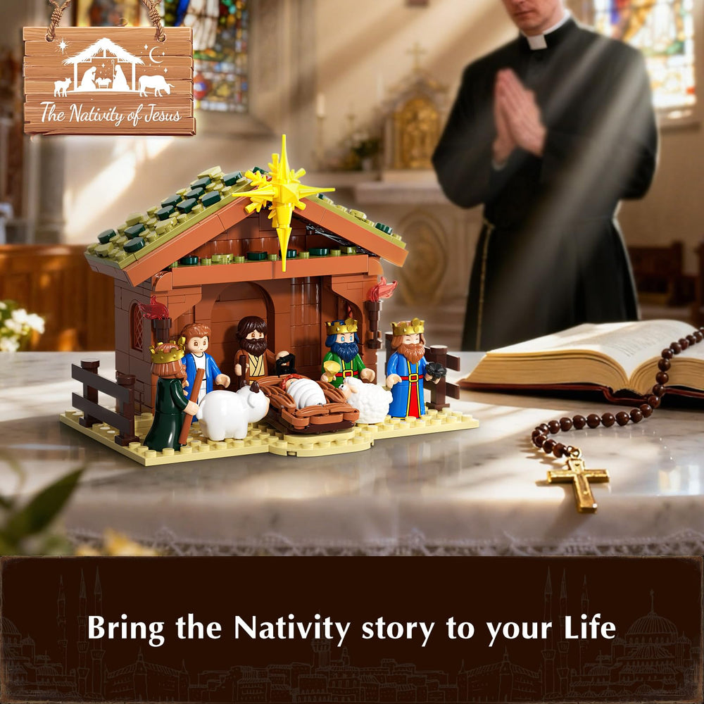 JAKI Nativity Mary and Joseph scene invites Advent conversations and reflection.