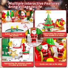 JAKI Santa figurine with magnetic control enables playful interactions.
