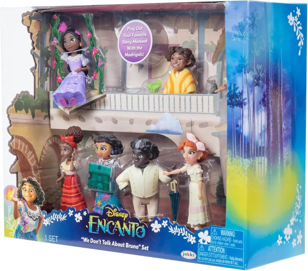 JAKKS Disney Encanto seven-doll collection for storytelling and display.
