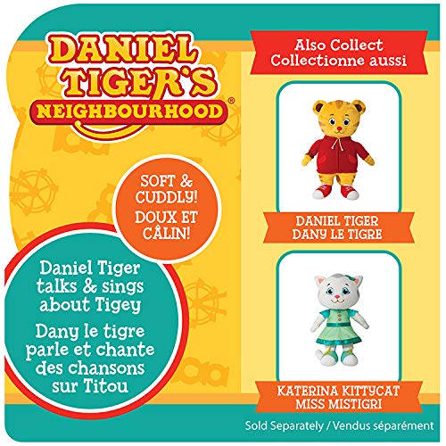 Daniel Tiger voice enhances storytelling during playtime.