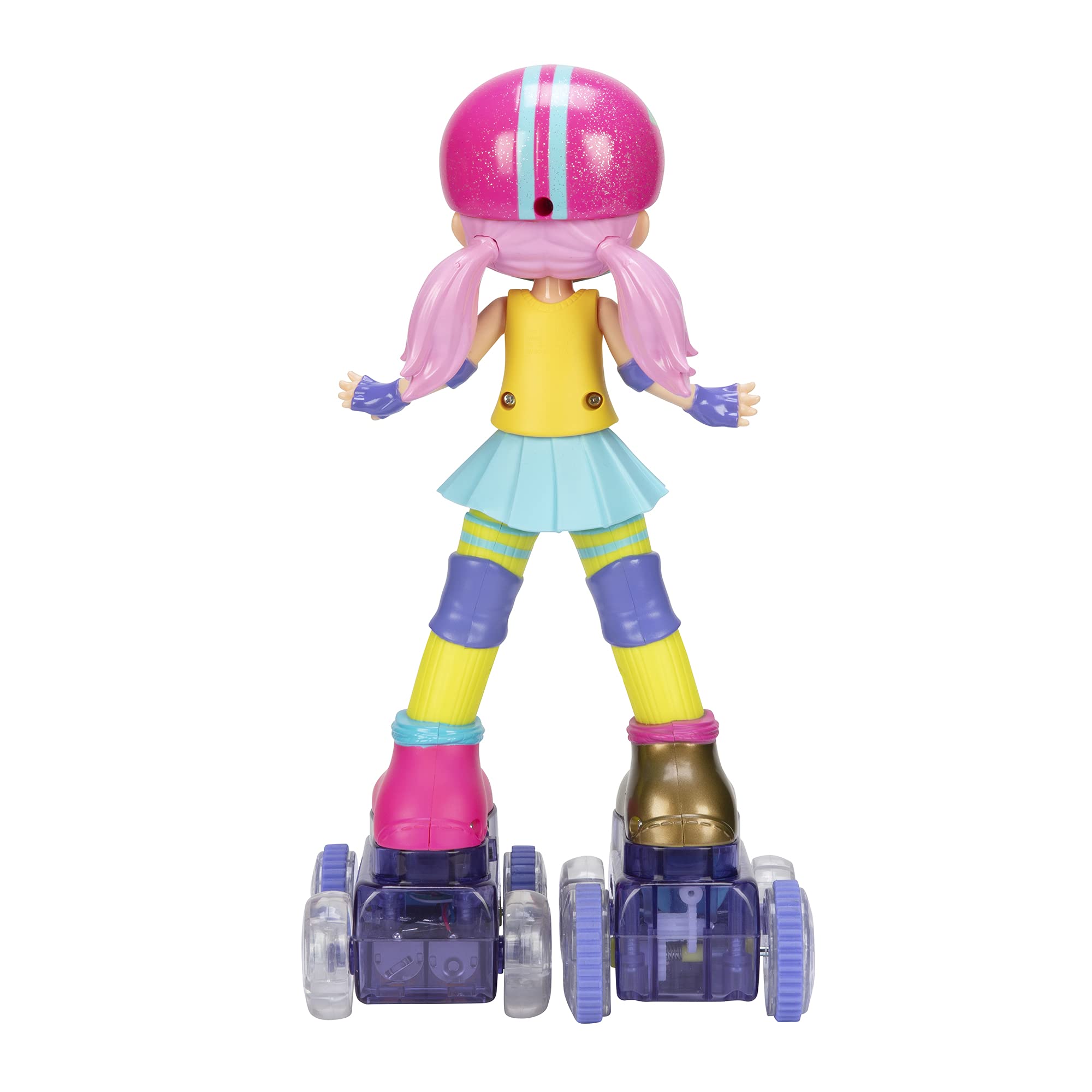 JAKKS Pacific Rainbow Riley remote allows forward, backward moves and dance-like spins.