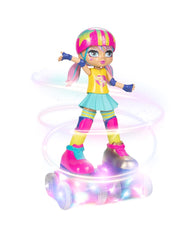 JAKKS Pacific Rainbow Riley doll on light-up skates sparks imaginative play.