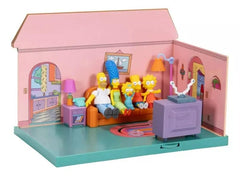 Jakks Pacific Simpsons family figures included for iconic scene recreation and storytelling