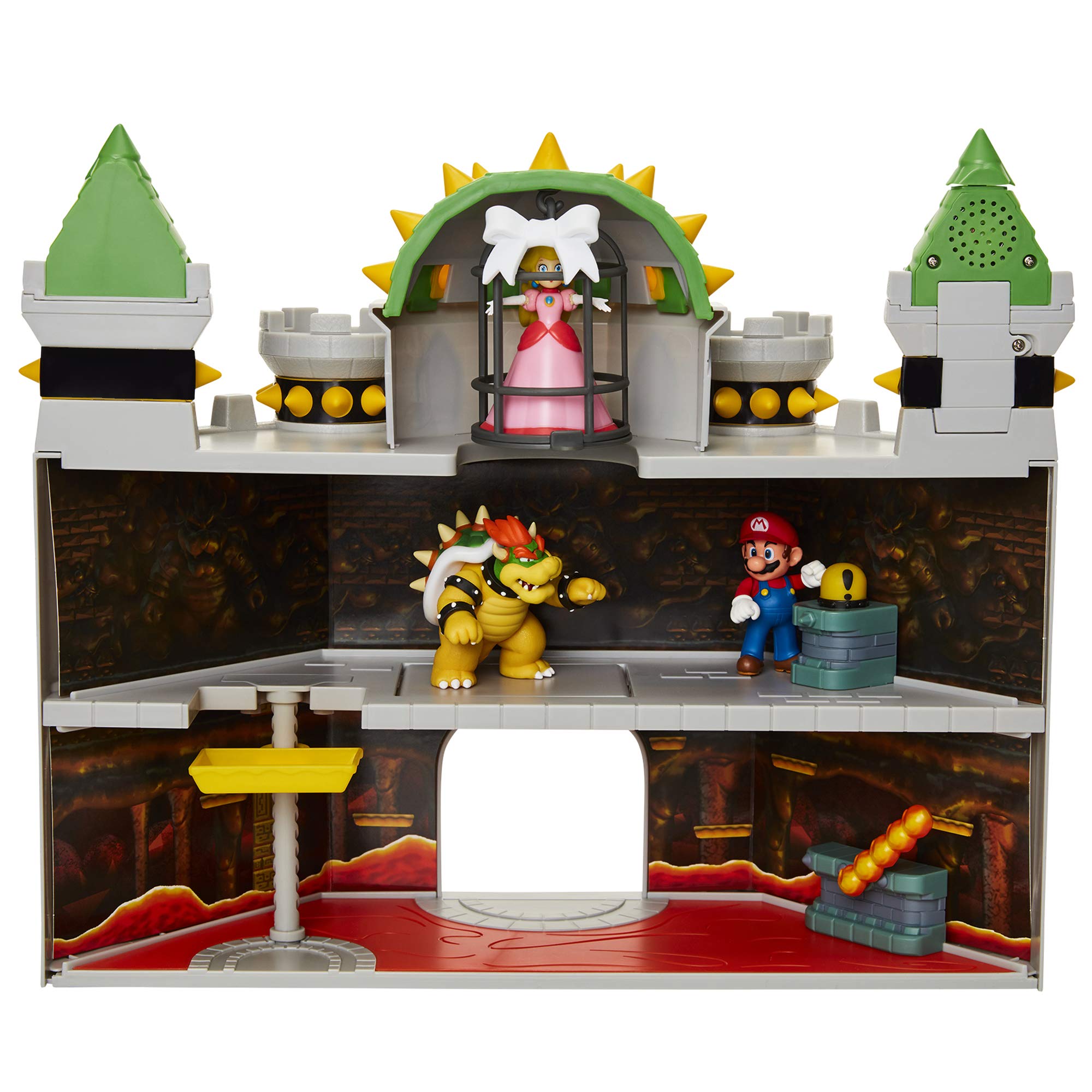 Cage opening reveals Bowser for dramatic gameplay