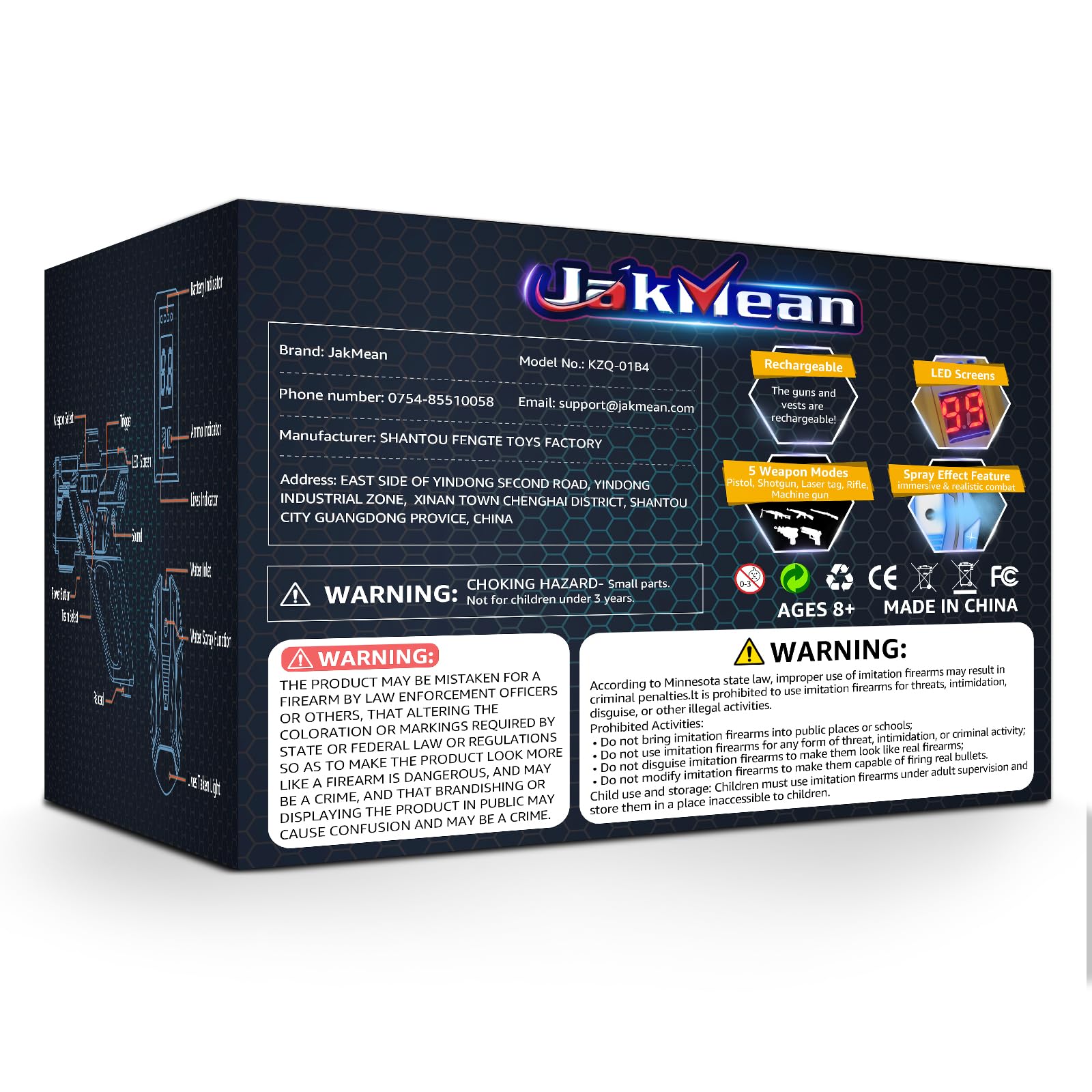 JakMean kids-gift-pack ideal for holidays and birthdays.