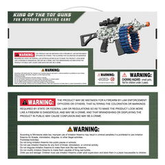 JakMean orange-tip compliant blaster is a safe, non-firing toy.
