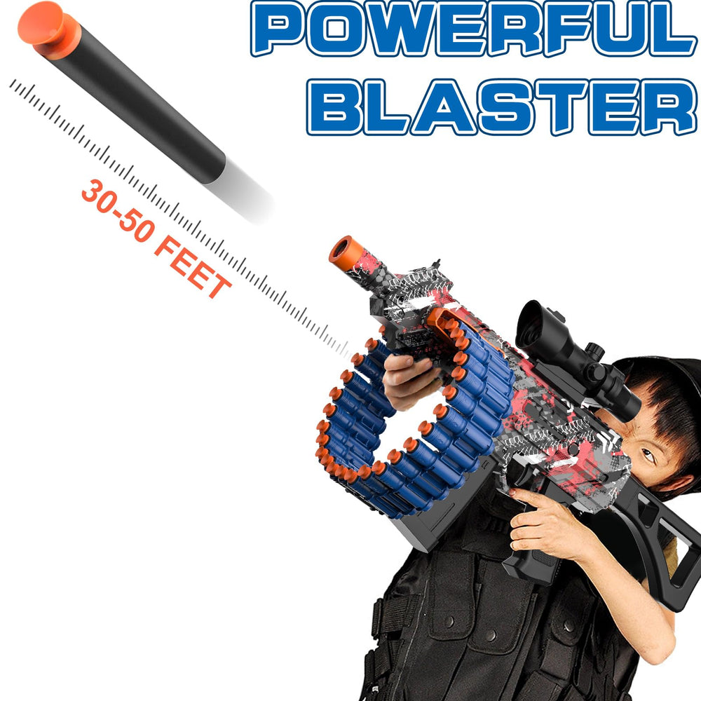JakMean rechargeable battery powers extended play for hours of outdoor battles.